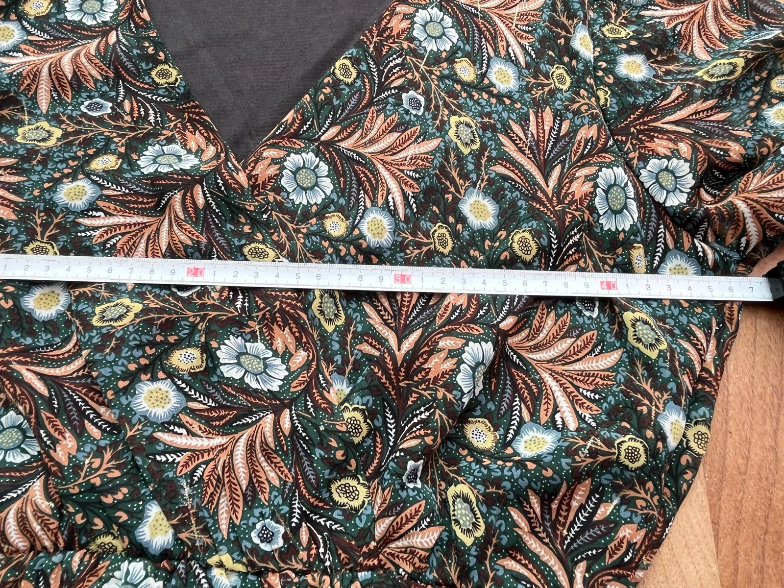 🌺 𝒎𝒛 | Flamant Rose jurk met bloemenprint | maat M | overslagmodel | gevoerd – photo 6